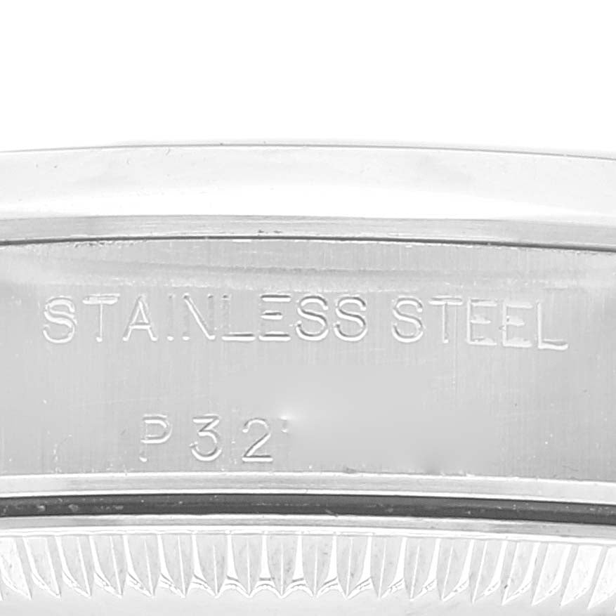 Rolex Oyster Perpetual 24mm Blue Dial Steel Ladies Watch 76080 Box Papers