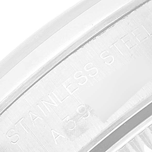 Rolex Oyster Perpetual 24mm Nondate Black Dial Ladies Watch 76080