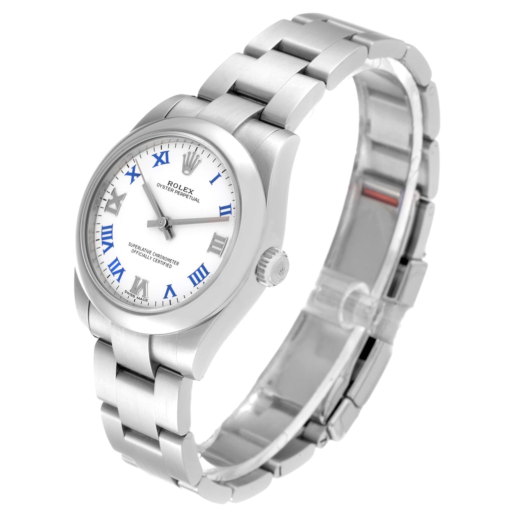 Rolex Oyster Perpetual 31mm Midsize White Dial Ladies Watch 177200