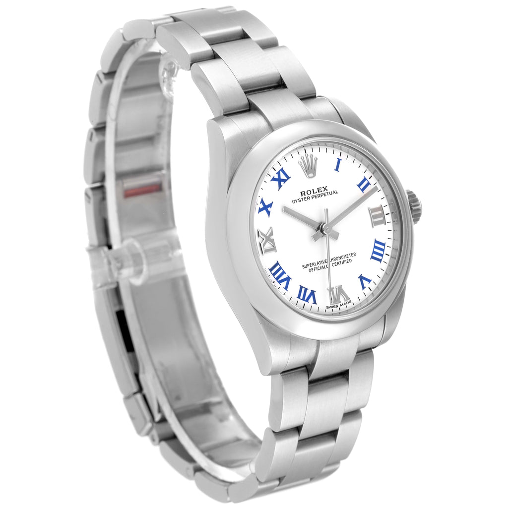 Rolex Oyster Perpetual 31mm Midsize White Dial Ladies Watch 177200