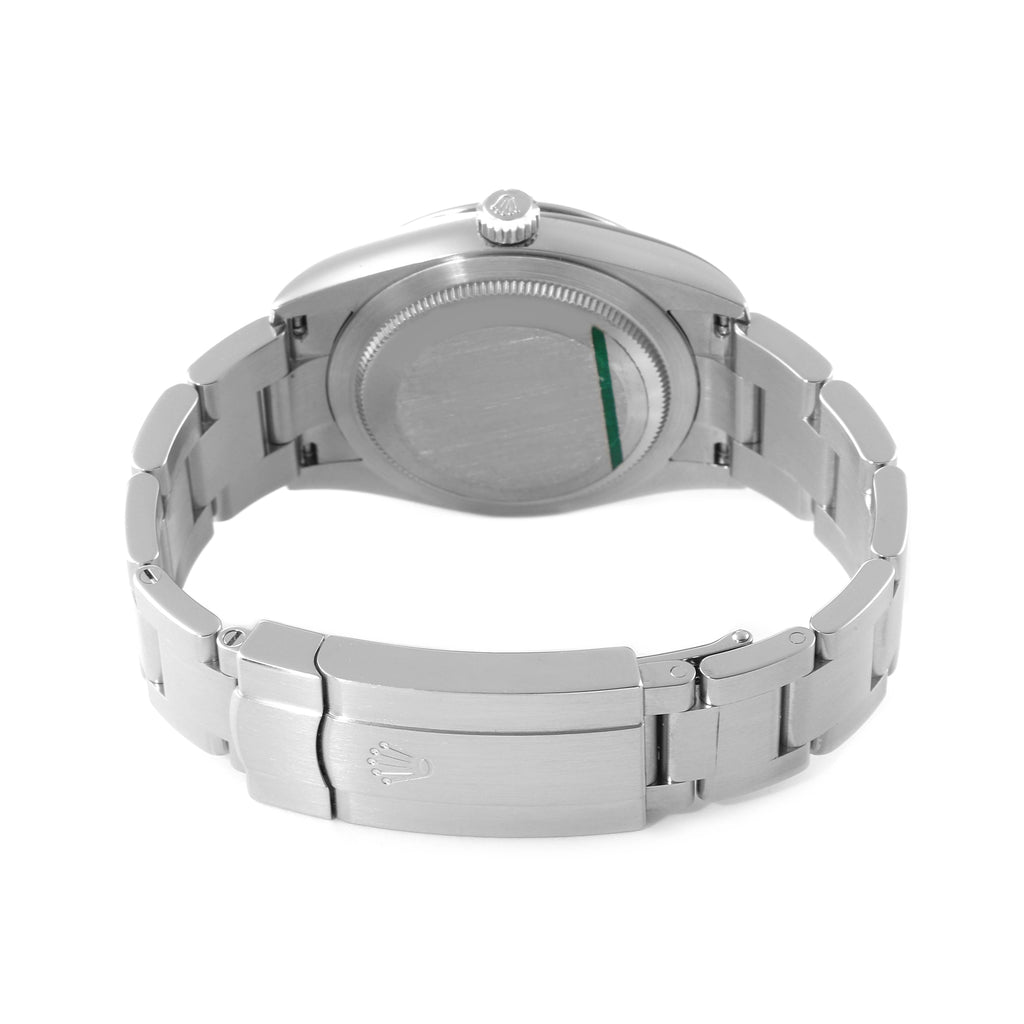 Rolex Oyster Perpetual 34mm Black Dial Steel Mens Watch 124200