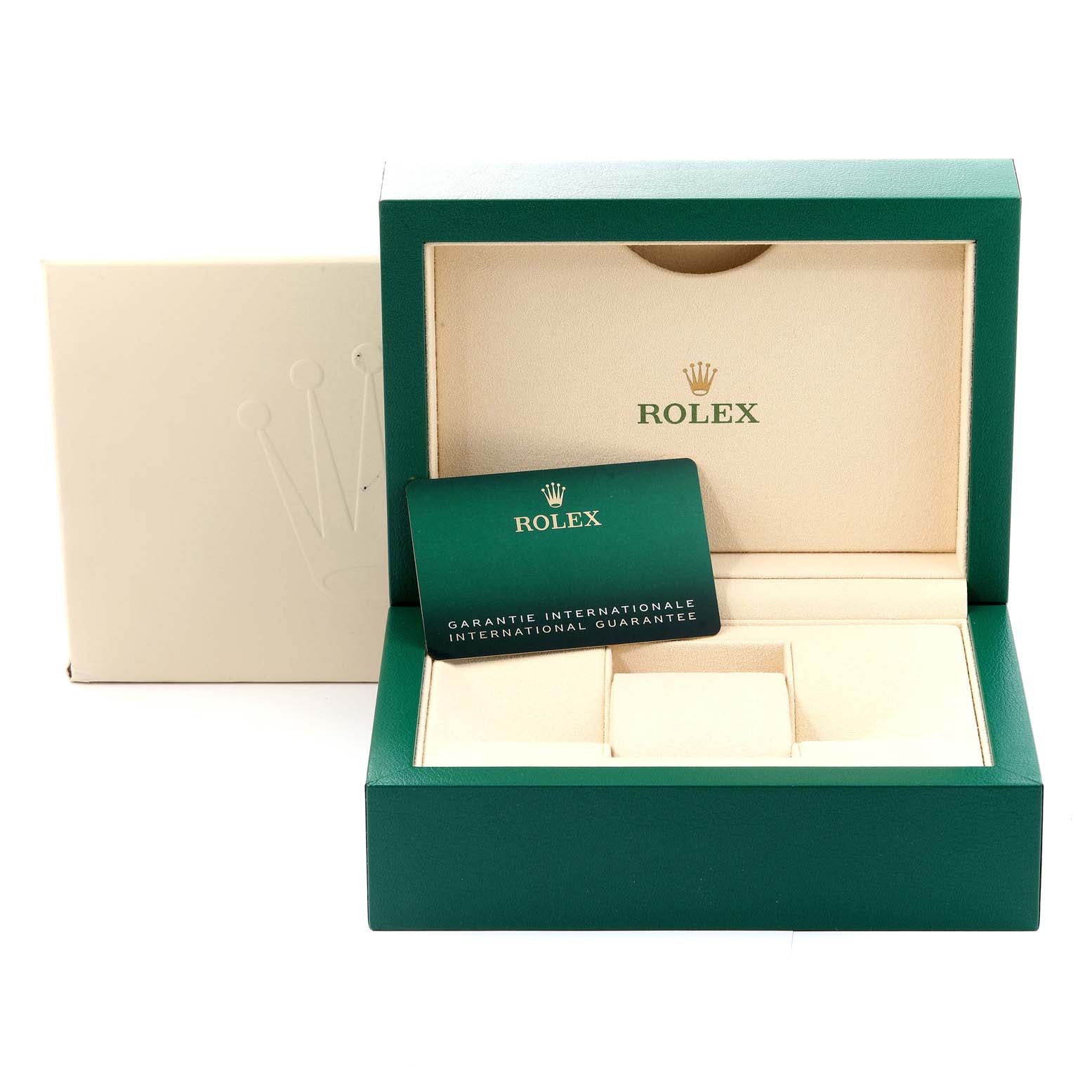 Rolex Oyster Perpetual 34mm Blue Dial Steel Mens Watch 124200 Unworn