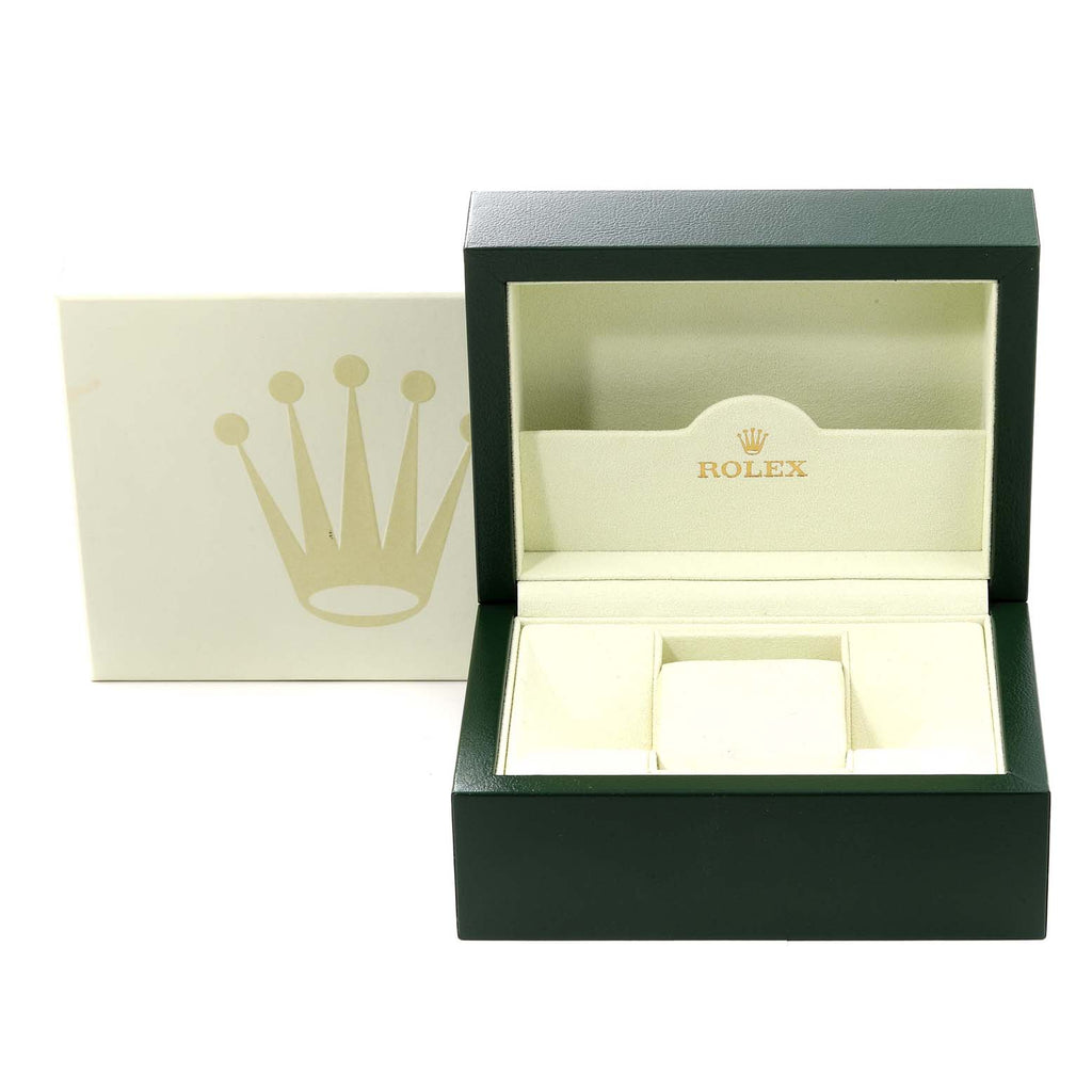 Rolex Oyster Perpetual 36 Pink Baton Black Dial Steel Watch 116000