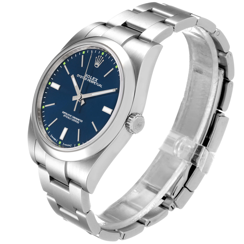 Rolex Oyster Perpetual 39mm Automatic Steel Mens Watch 114300 Box Card