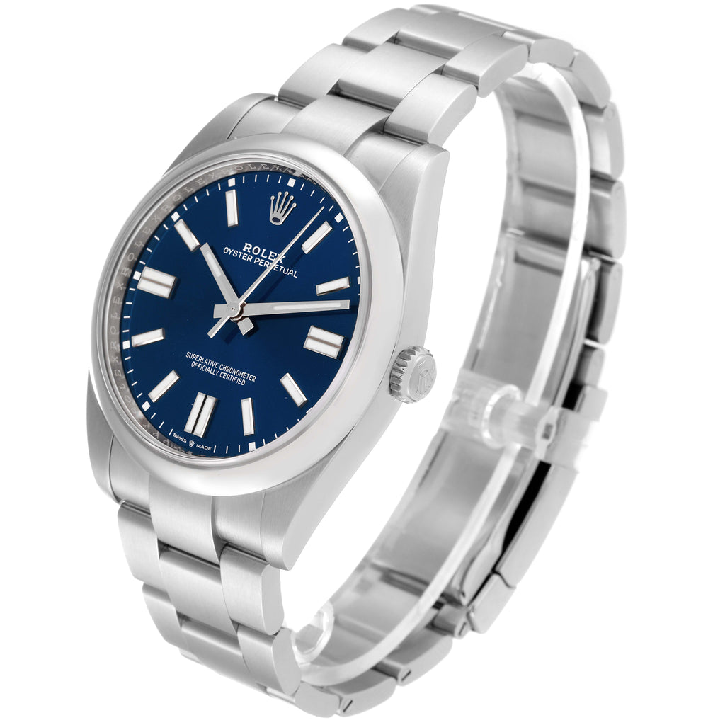 Rolex Oyster Perpetual 41mm Automatic Steel Mens Watch 124300 Box Card