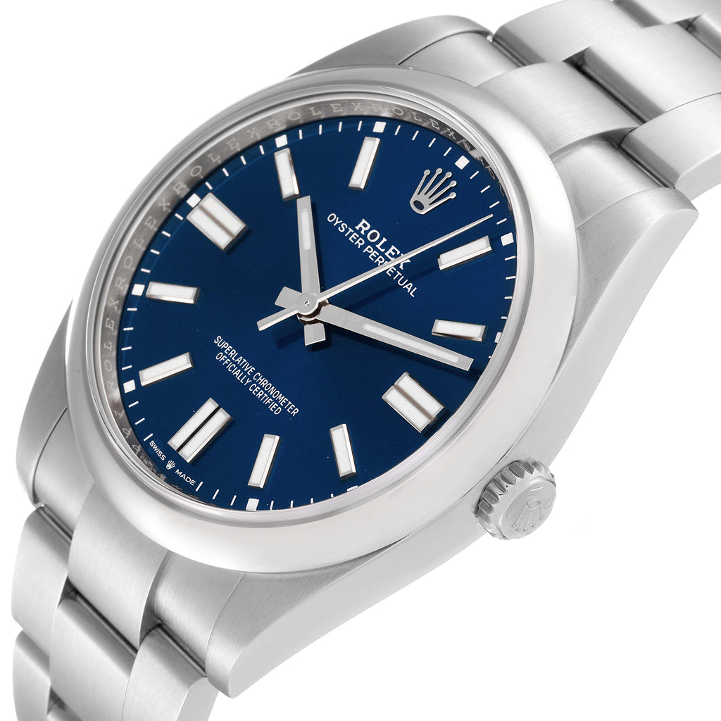 Rolex Oyster Perpetual 41mm Automatic Steel Mens Watch 124300 Box Card
