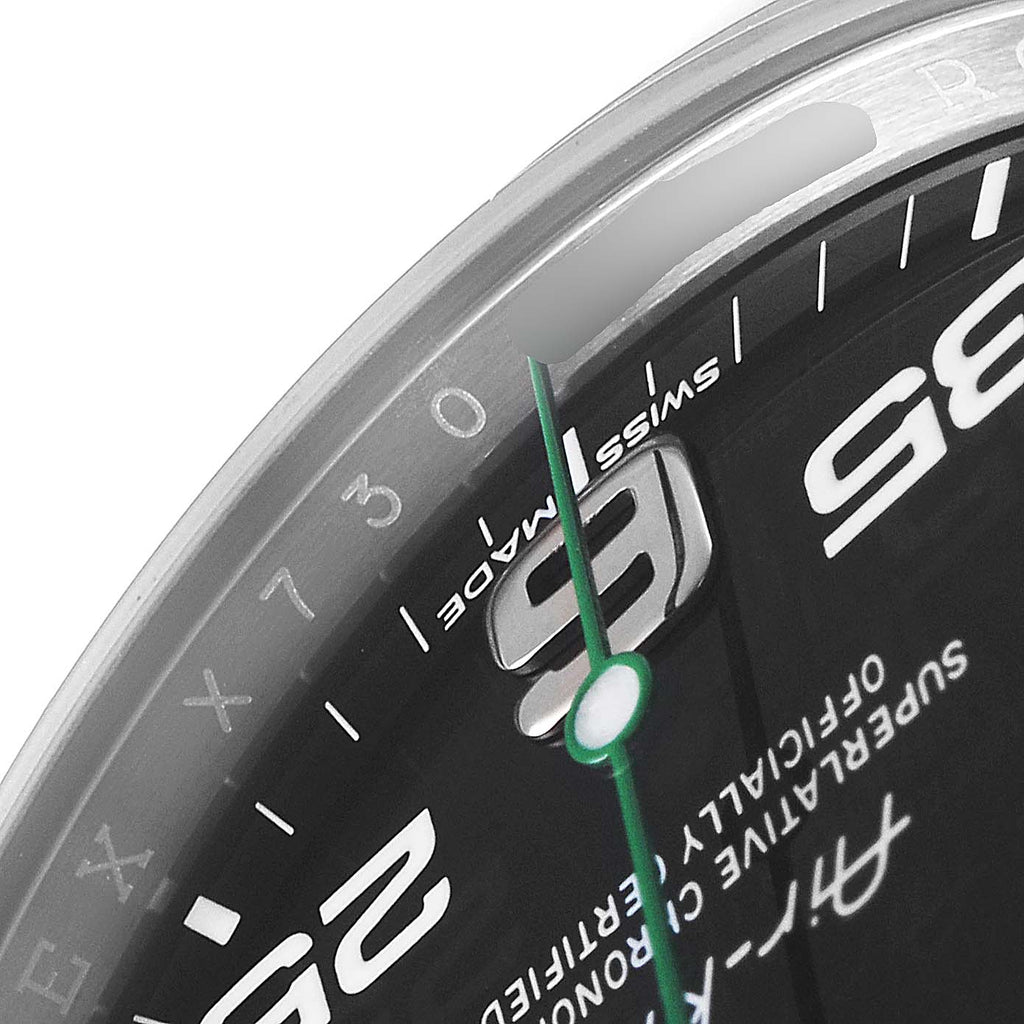 Rolex Oyster Perpetual Air King Black Dial Steel Mens Watch 116900