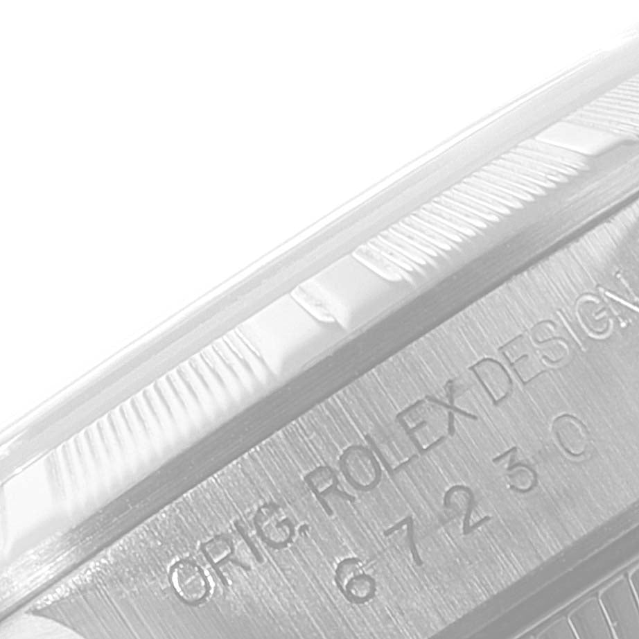 Rolex Oyster Perpetual Black Dial Oyster Bracelet Ladies Watch 67230