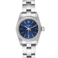 Rolex Oyster Perpetual Blue Dial Oyster Bracelet Ladies Watch 67230