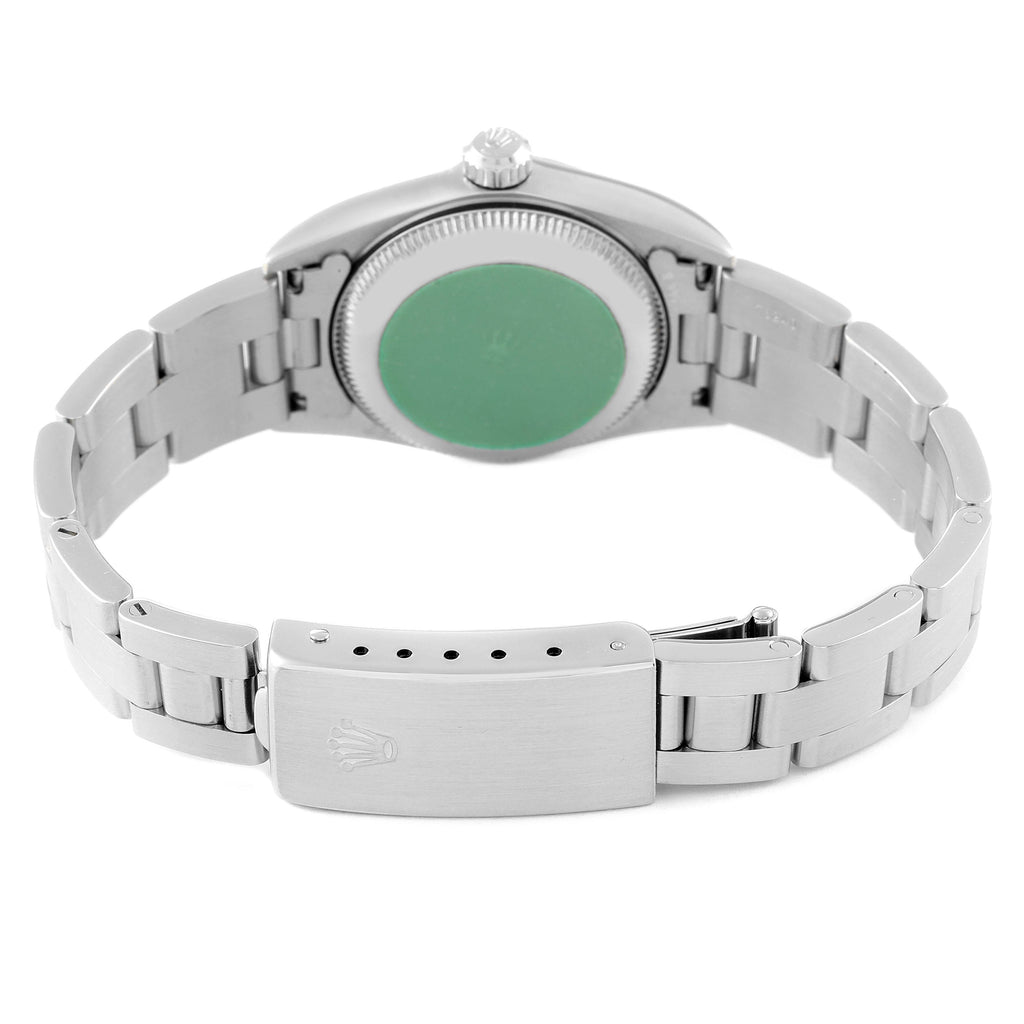 Rolex Oyster Perpetual Blue Dial Oyster Bracelet Steel Ladies Watch 76030