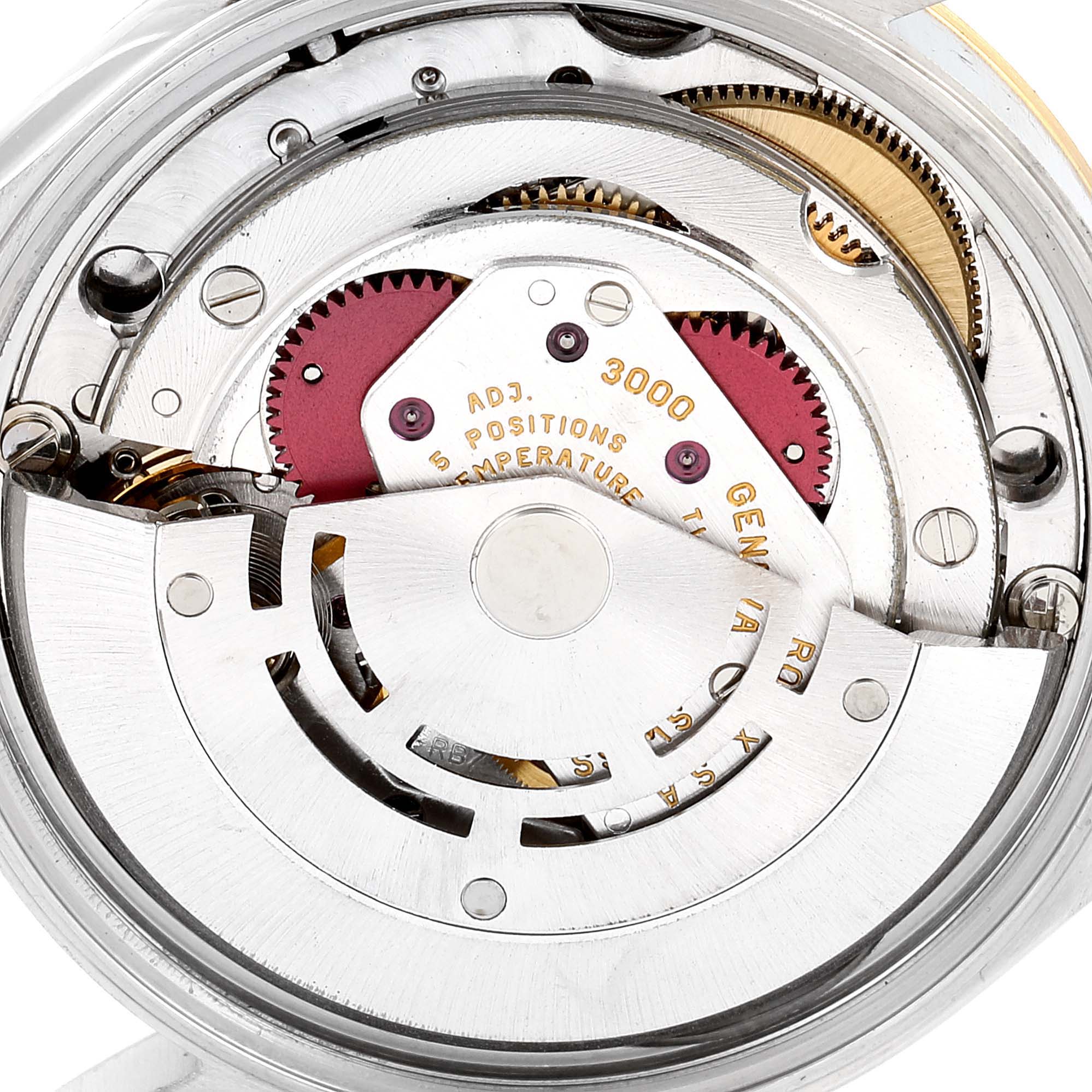 Rolex Oyster Perpetual Domed Bezel Steel Yellow Gold Watch 14203