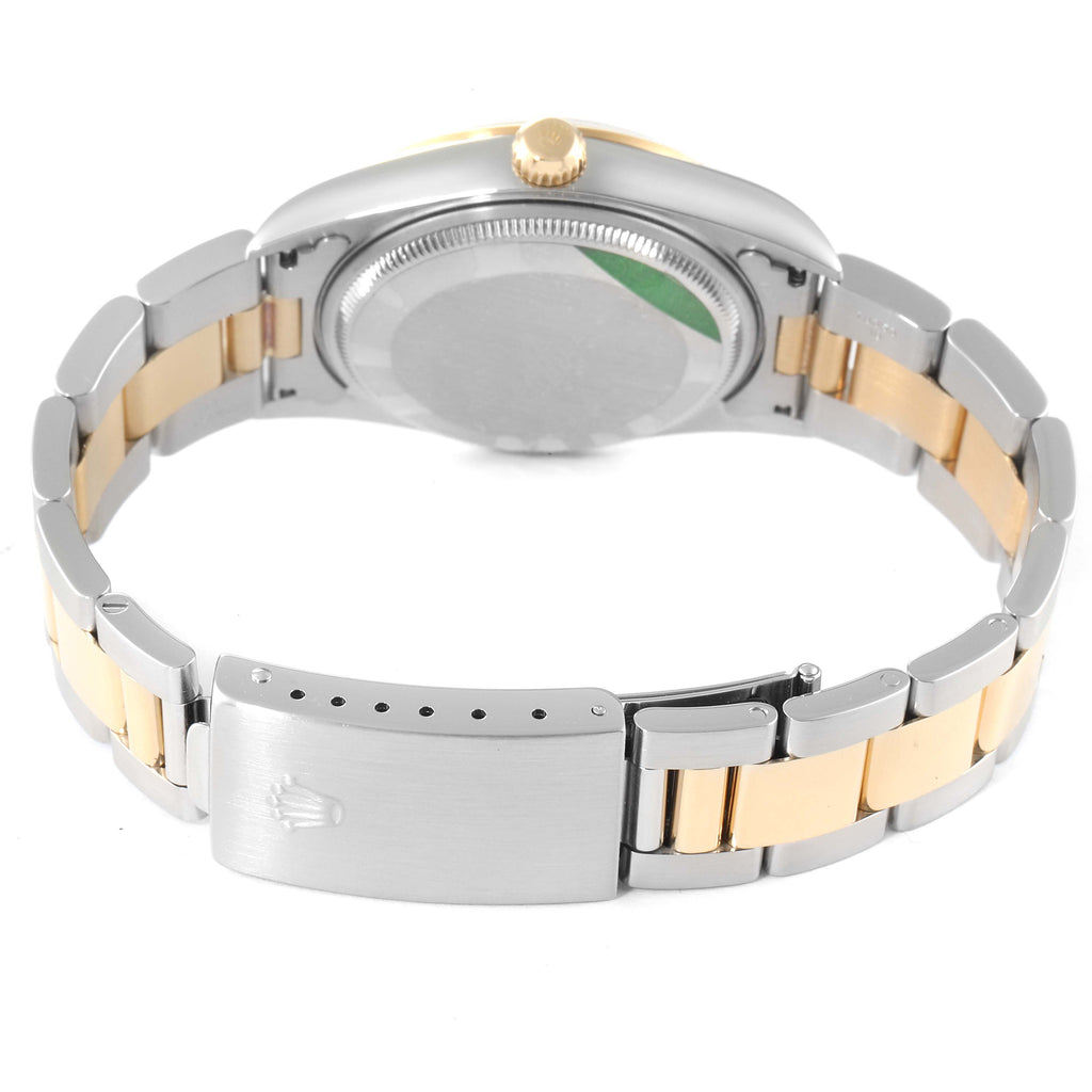 Rolex Oyster Perpetual Domed Bezel Steel Yellow Gold Watch 14203
