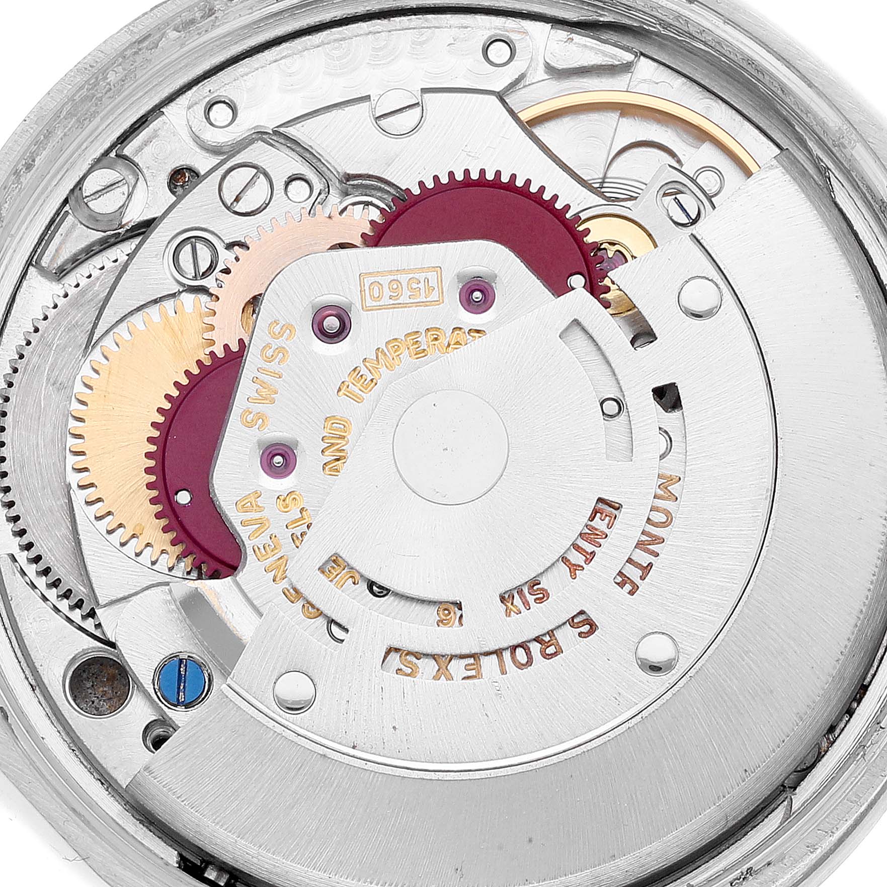 Rolex Oyster Perpetual Engine Turned Bezel Steel Vintage Mens Watch 1007