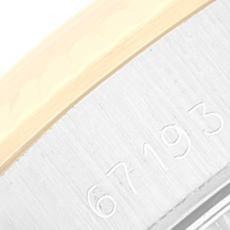 Rolex Oyster Perpetual Fluted Bezel Steel Yellow Gold Ladies Watch 67193