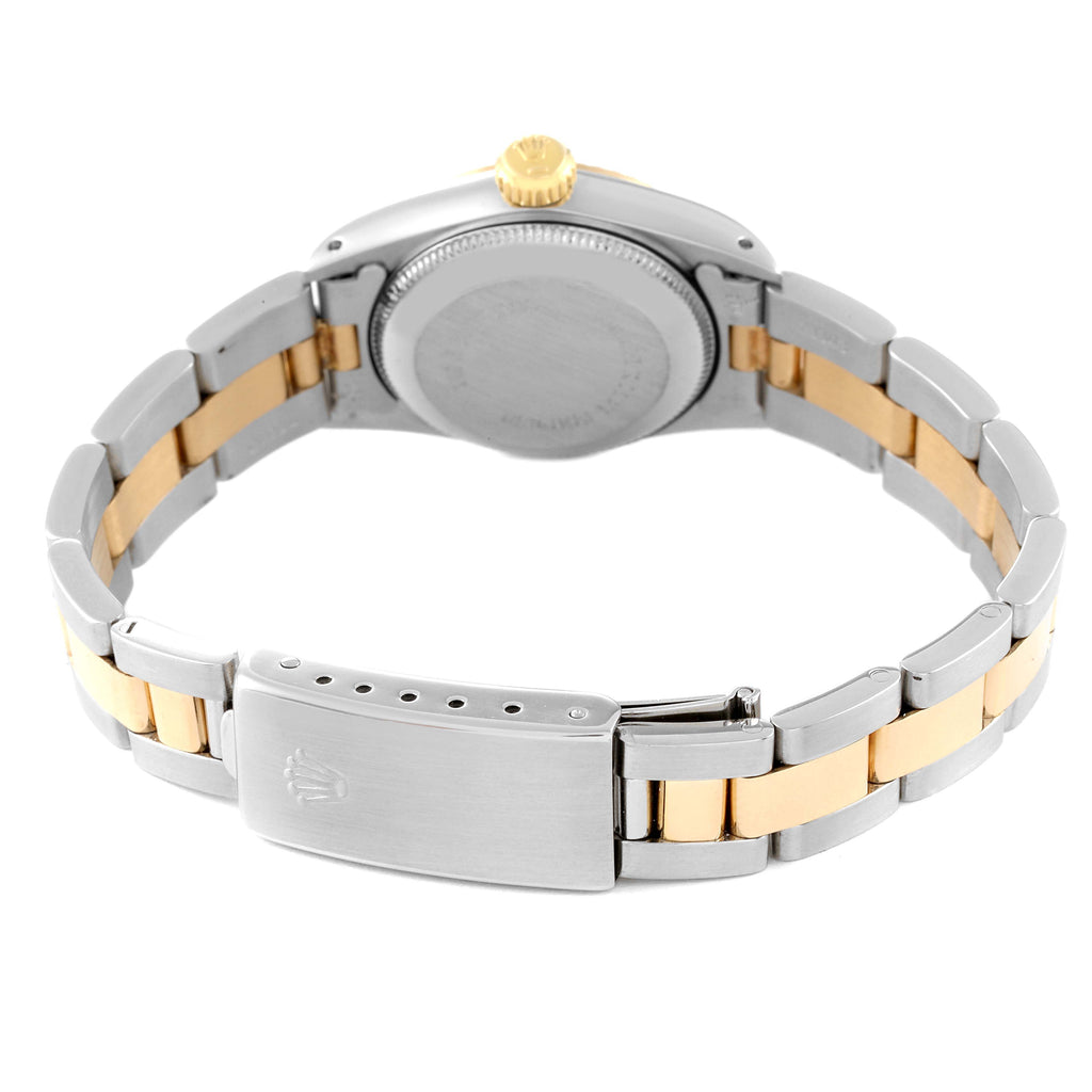 Rolex Oyster Perpetual Fluted Bezel Steel Yellow Gold Ladies Watch 67193