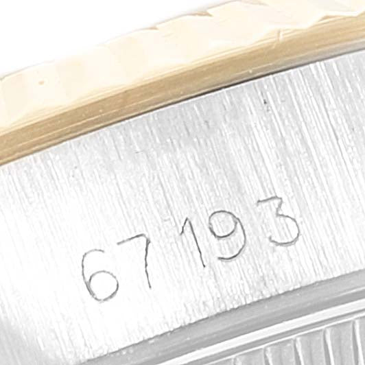 Rolex Oyster Perpetual Fluted Bezel Steel Yellow Gold Ladies Watch 67193 Box