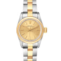 Rolex Oyster Perpetual Fluted Bezel Steel Yellow Gold Watch 67193 Box Papers