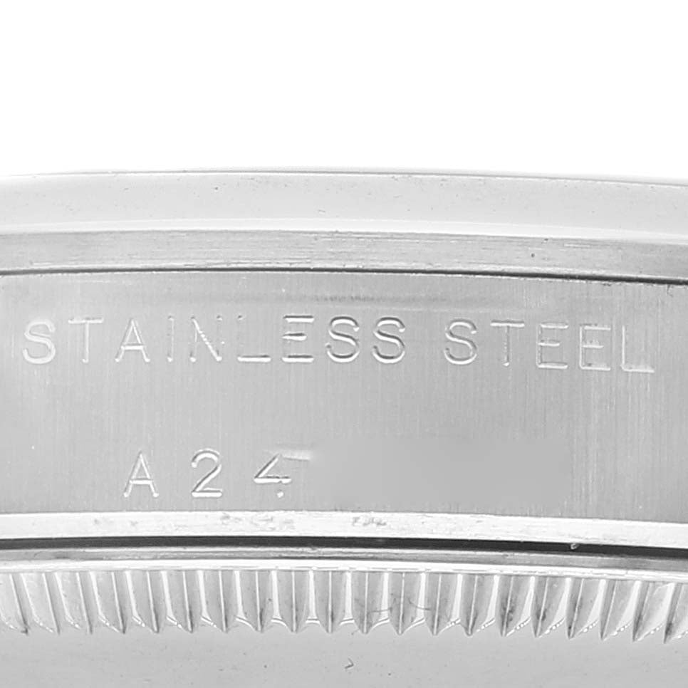 Rolex Oyster Perpetual Midsize 31mm Blue Dial Steel Ladies Watch 77080 Box Paper