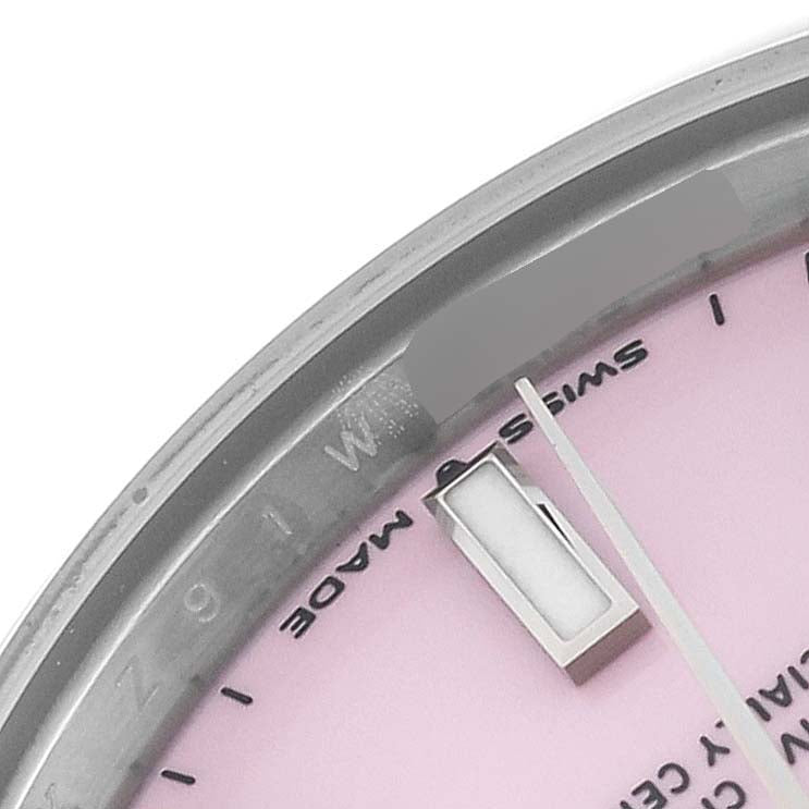 Rolex Oyster Perpetual Midsize Candy Pink Dial Steel Ladies Watch 277200