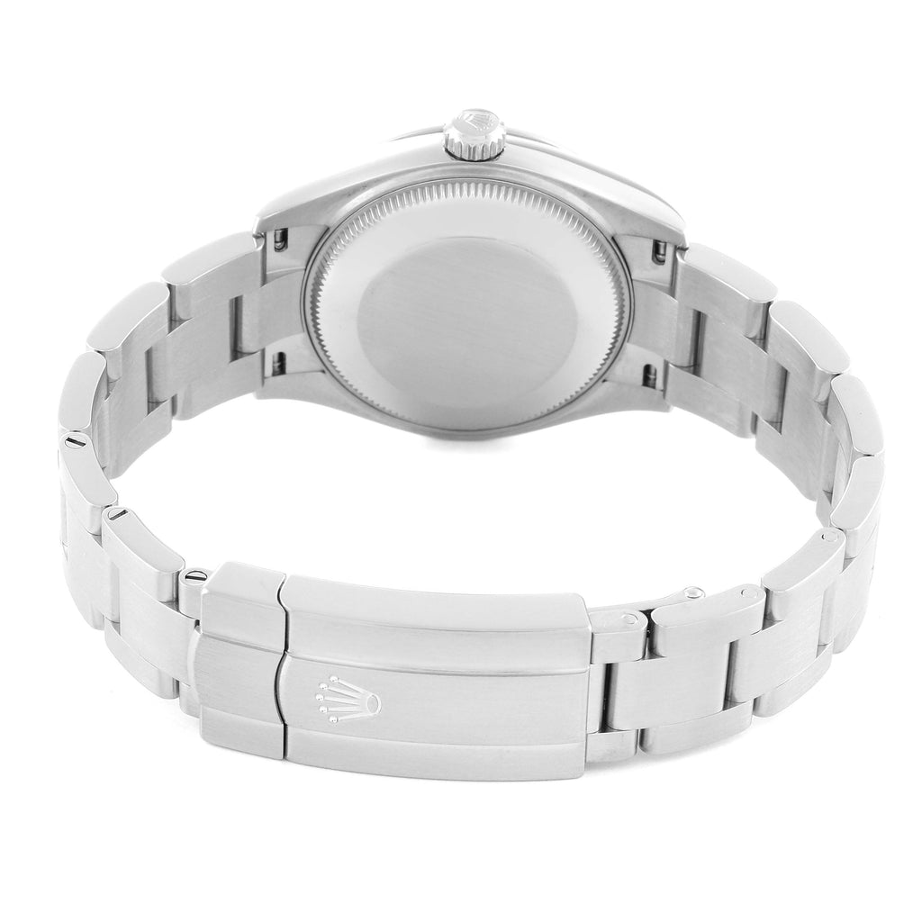 Rolex Oyster Perpetual Midsize Silver Dial Steel Ladies Watch 277200 Box Card