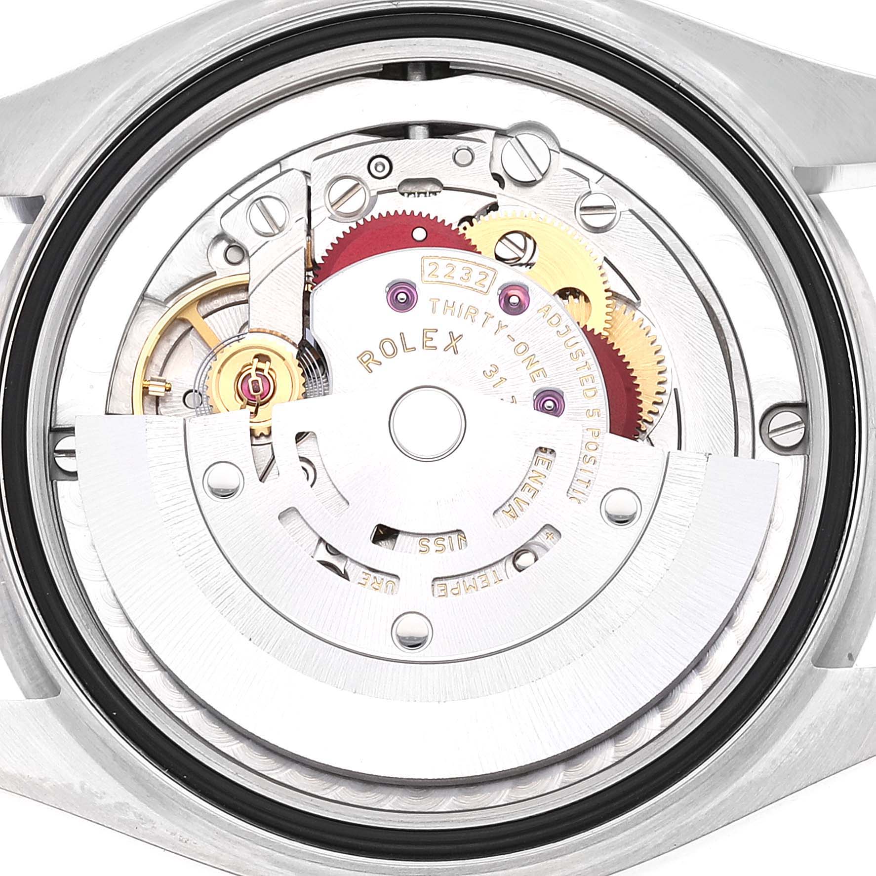 Rolex Oyster Perpetual Midsize Silver Dial Steel Ladies Watch 277200 Box Card