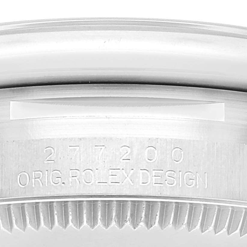 Rolex Oyster Perpetual Midsize Silver Dial Steel Ladies Watch 277200 Box Card