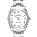 Rolex Oyster Perpetual Midsize White Dial Ladies Watch 177200 Unworn
