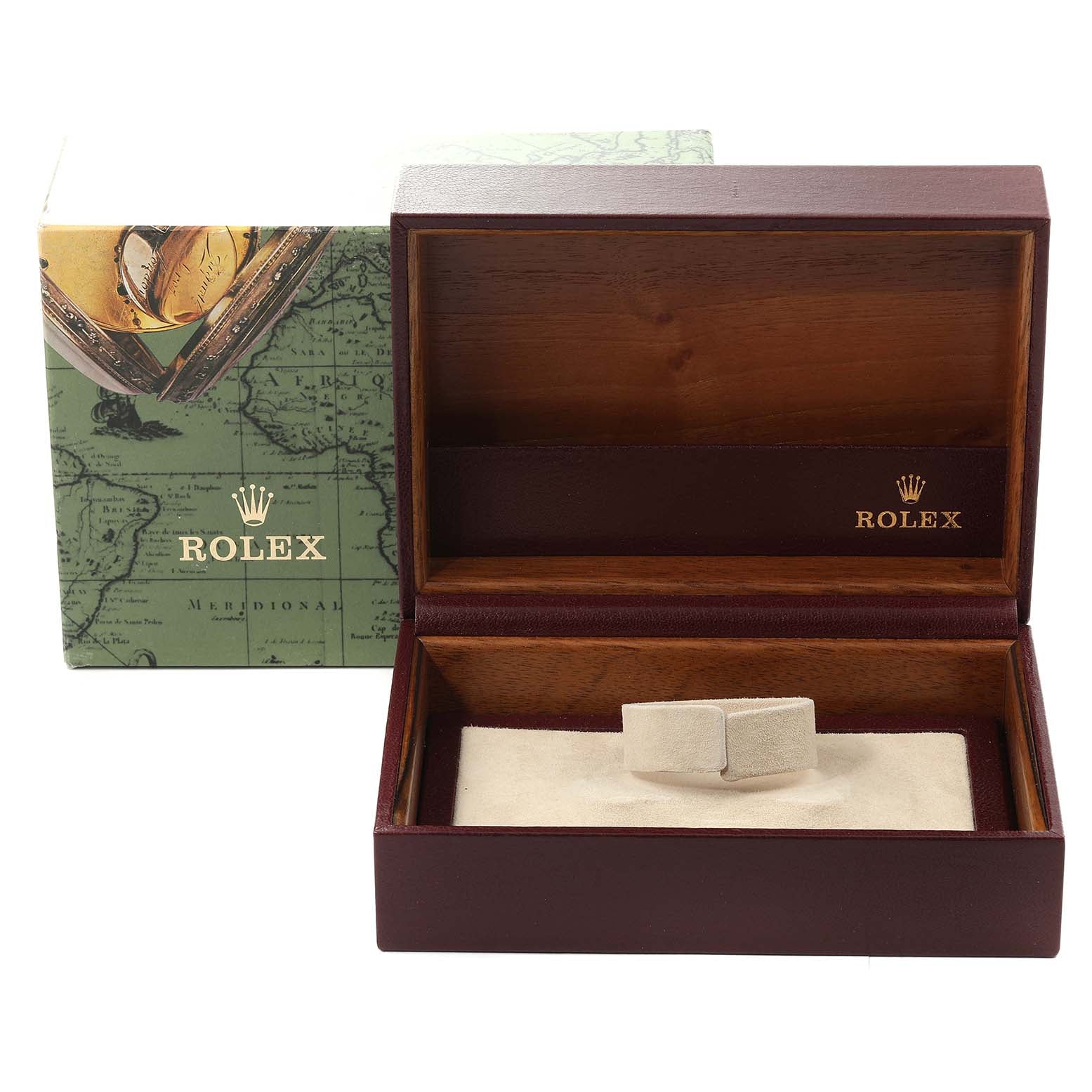 Rolex Oyster Perpetual Midsize White Dial Yellow Gold Ladies Watch 67518