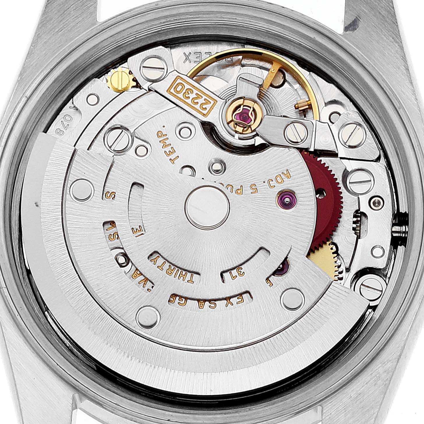 Rolex Oyster Perpetual Non-Date Silver Dial Ladies Watch 76080 Papers