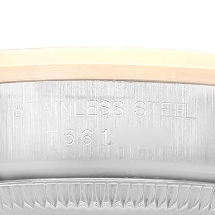 Rolex Oyster Perpetual Non Date Steel Yellow Gold Ladies Watch 67183 Box Papers