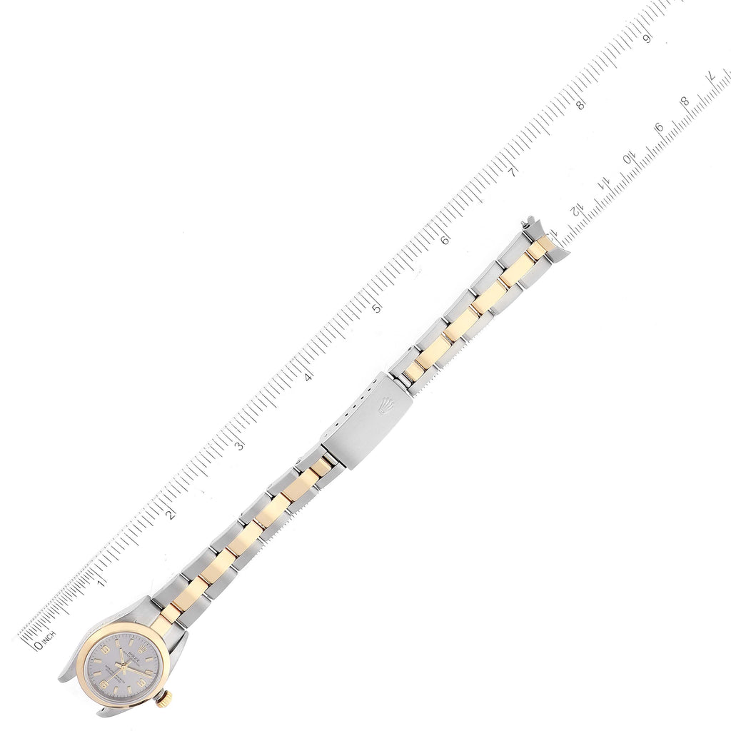 Rolex Oyster Perpetual Non-Date Steel Yellow Gold Ladies Watch 76183