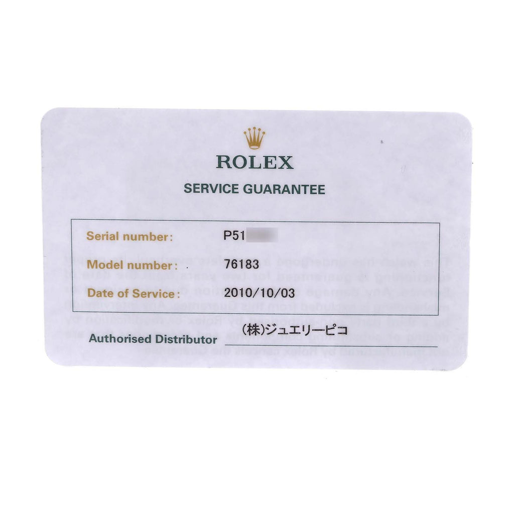 Rolex Oyster Perpetual Non-Date Steel Yellow Gold Ladies Watch 76183