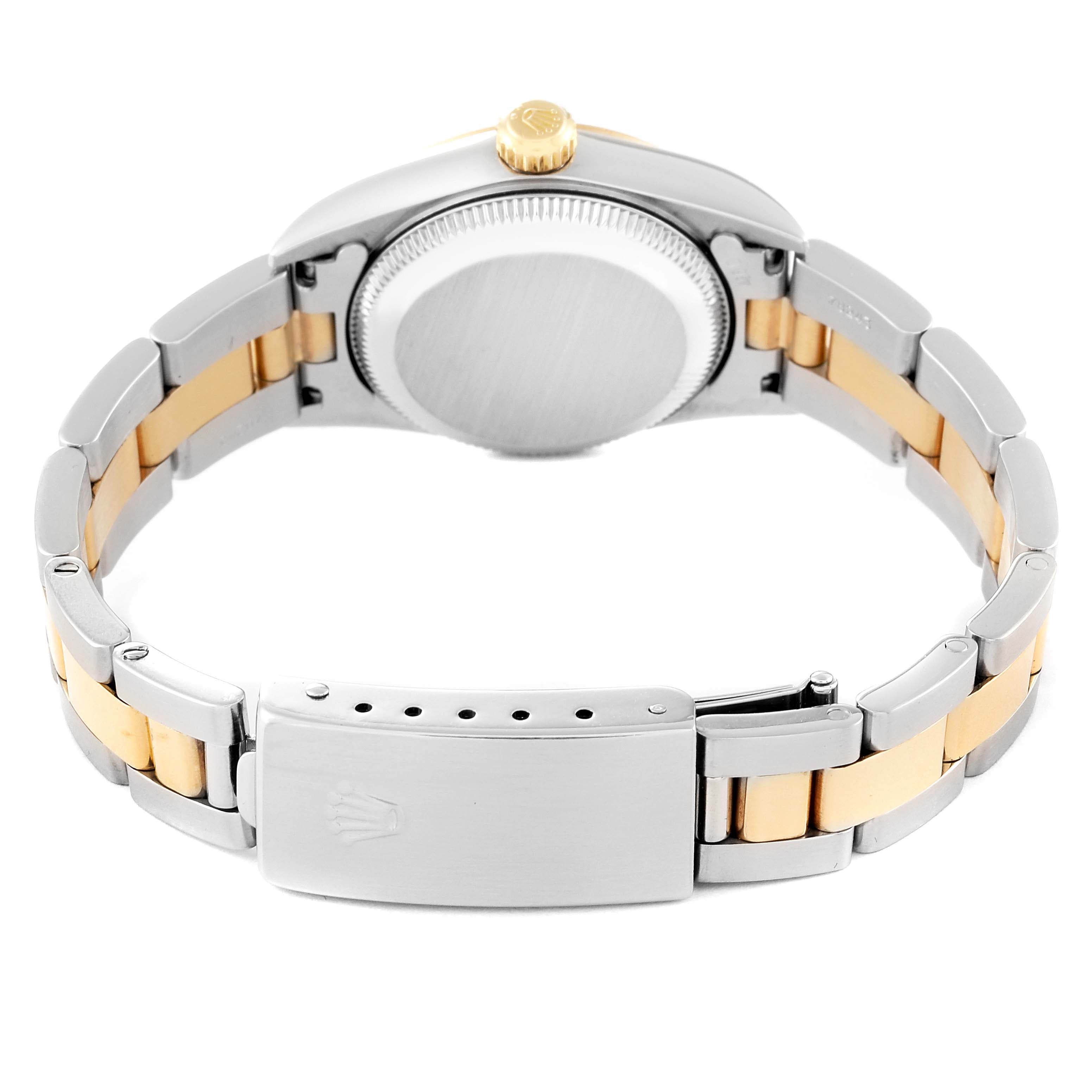 Rolex Oyster Perpetual Non-Date Steel Yellow Gold Ladies Watch 76183