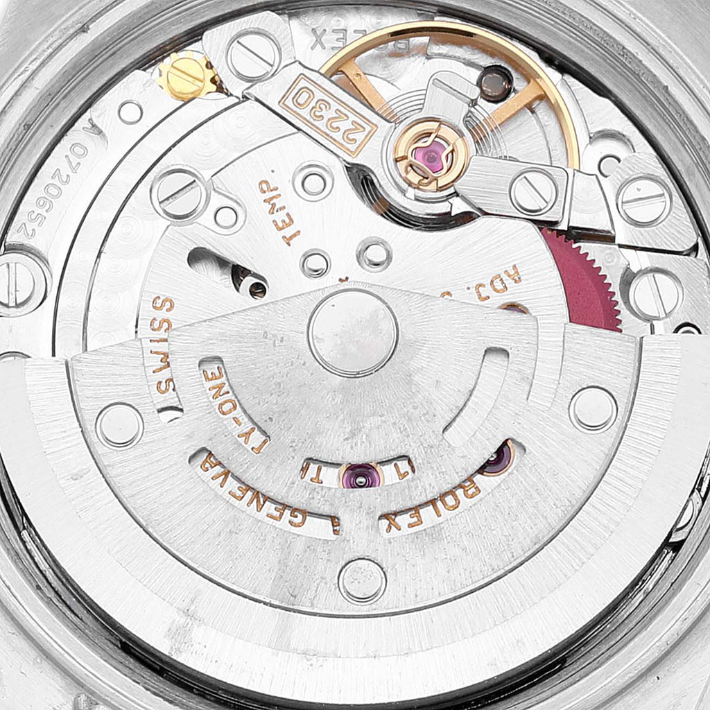 Rolex Oyster Perpetual Non-Date Steel Yellow Gold Ladies Watch 76183 Box Papers