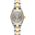 Rolex Oyster Perpetual Non-Date Steel Yellow Gold Ladies Watch 76183 Box Papers