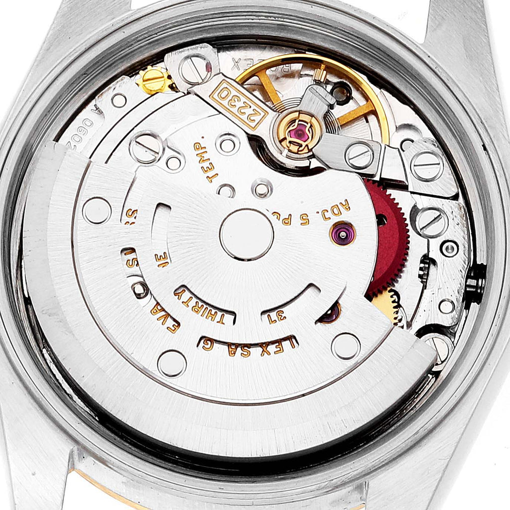 Rolex Oyster Perpetual Non-Date Steel Yellow Gold Slate Dial Ladies Watch 76183