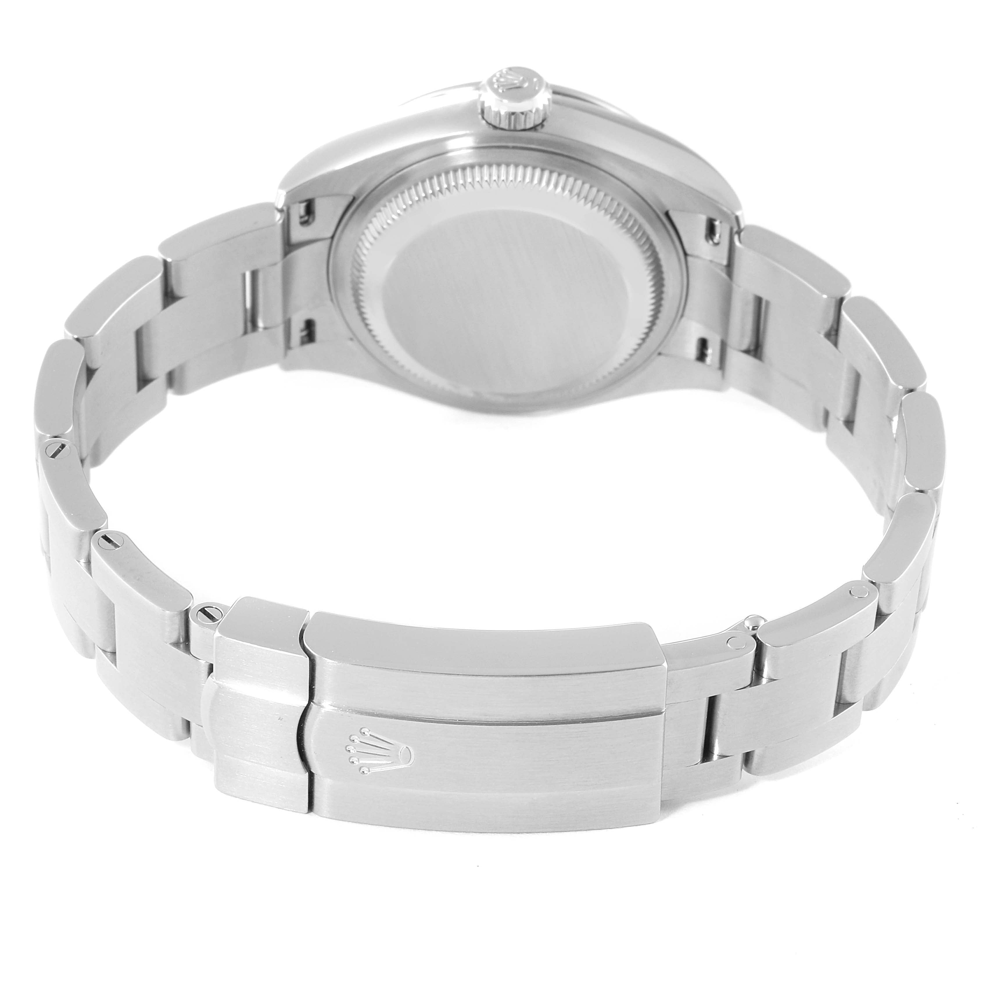 Rolex Oyster Perpetual Nondate Blue Dial Steel Ladies Watch 276200 Unworn