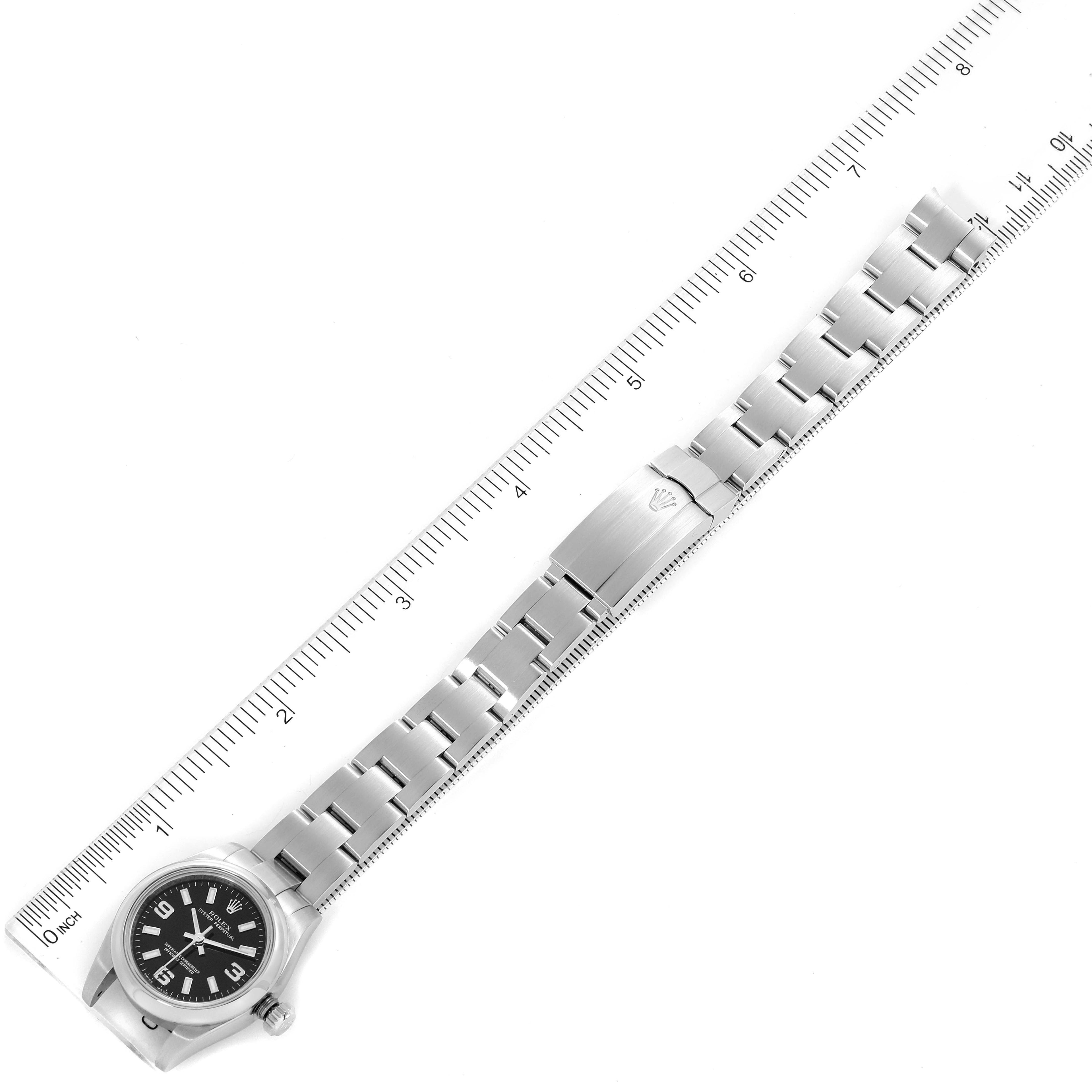 Rolex Oyster Perpetual Nondate Oyster Bracelet Ladies Watch 176200 Box Card