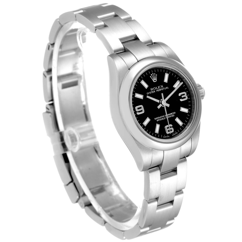 Rolex Oyster Perpetual Nondate Oyster Bracelet Ladies Watch 176200 Box Card