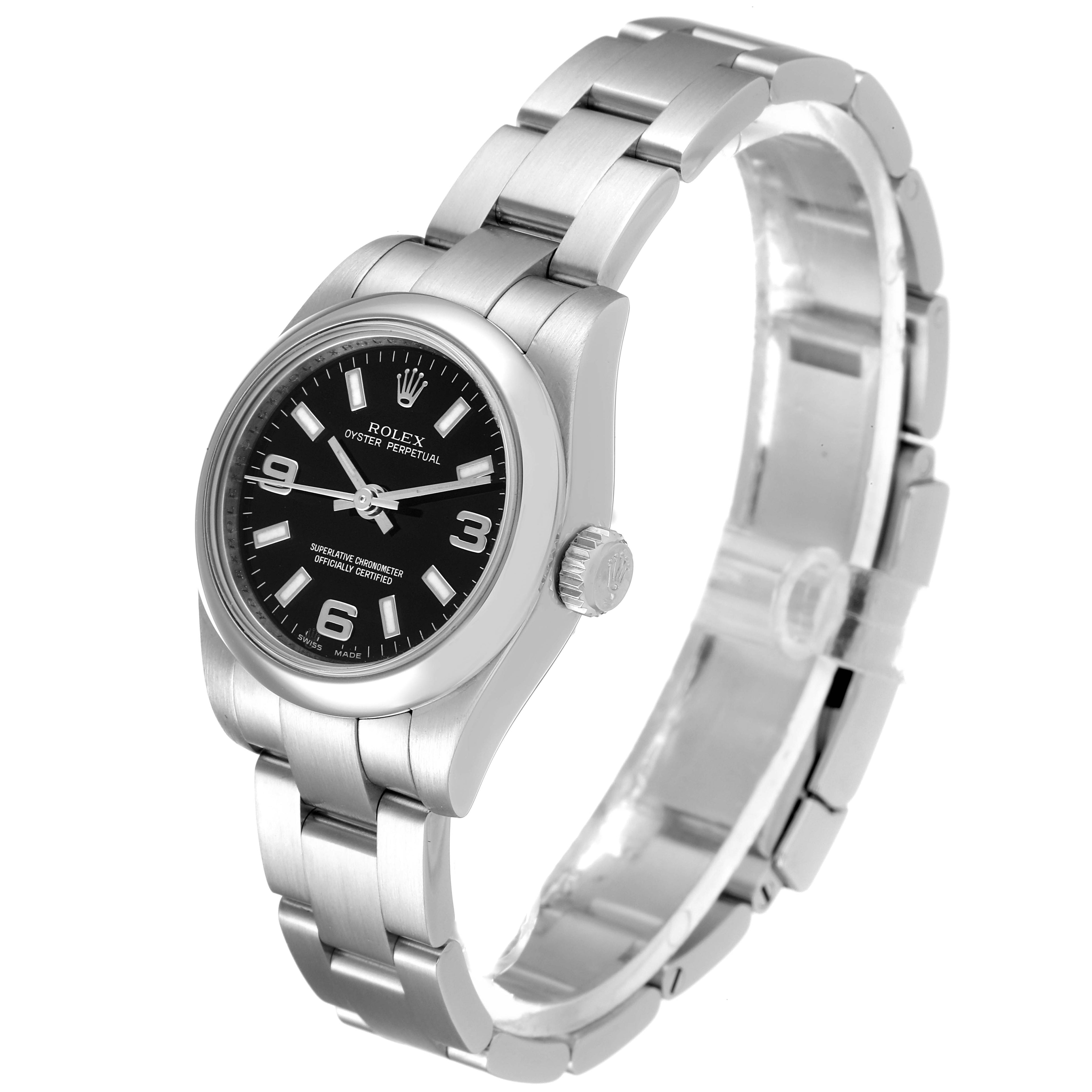 Rolex Oyster Perpetual Nondate Oyster Bracelet Ladies Watch 176200 Box Card