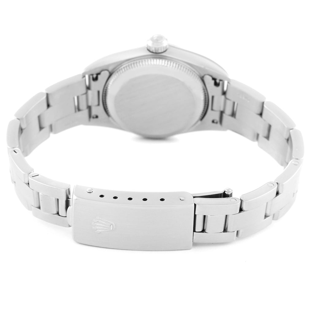 Rolex Oyster Perpetual NonDate Silver Dial Ladies Watch 76030
