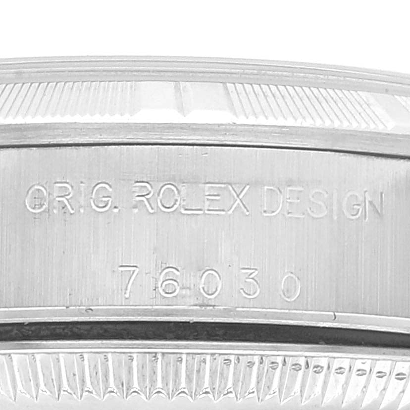 Rolex Oyster Perpetual NonDate Silver Dial Ladies Watch 76030