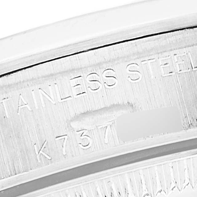 Rolex Oyster Perpetual Nondate Silver Dial Ladies Watch 76080 Box Papers