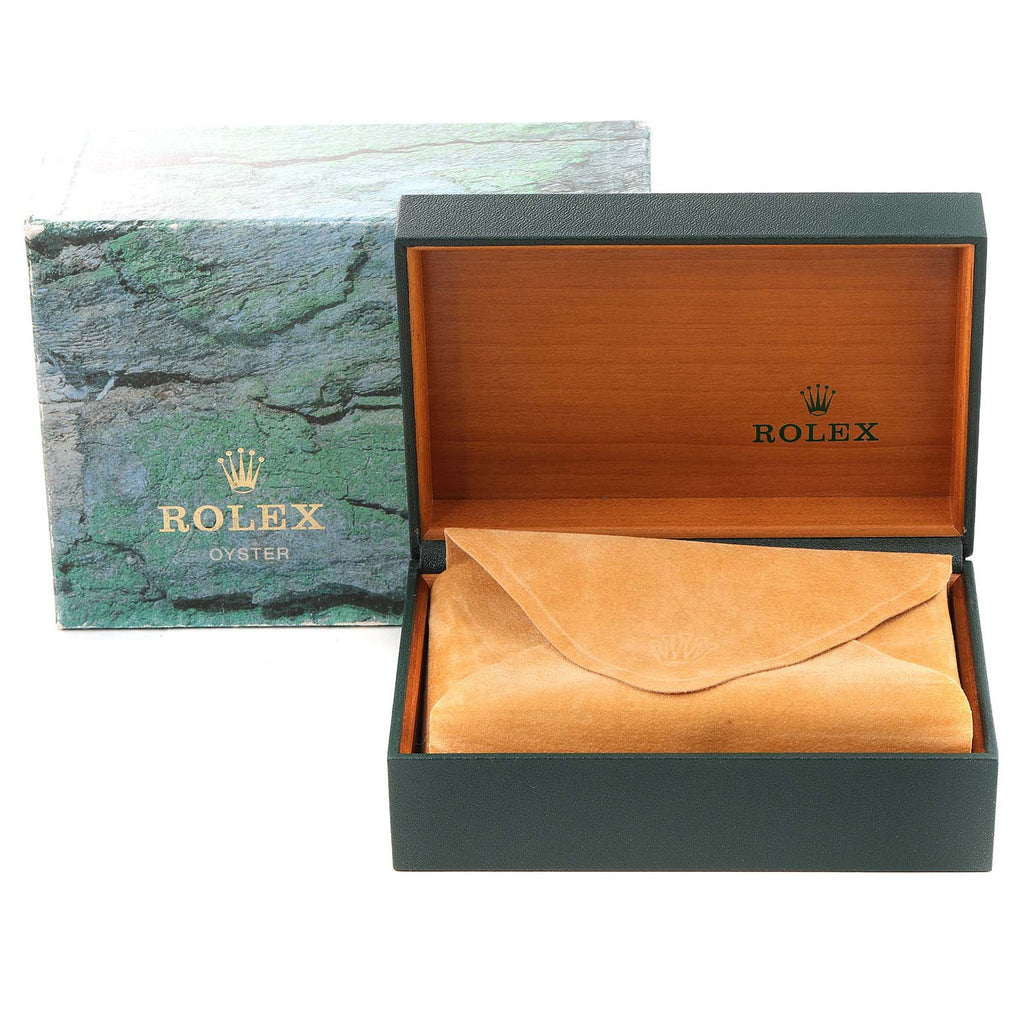 Rolex Oyster Perpetual NonDate Steel 18k Yellow Gold Mens Watch 14233