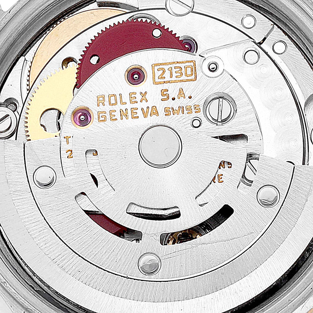 Rolex Oyster Perpetual NonDate Steel Yellow Gold Diamond Ladies Watch 67243