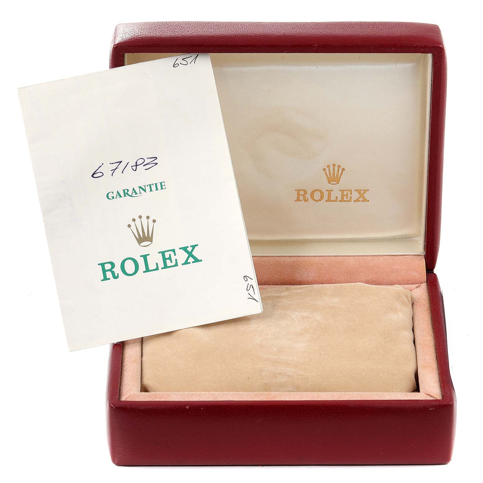 Rolex Oyster Perpetual Steel Yellow Gold Ladies Watch 67183 Box Papers