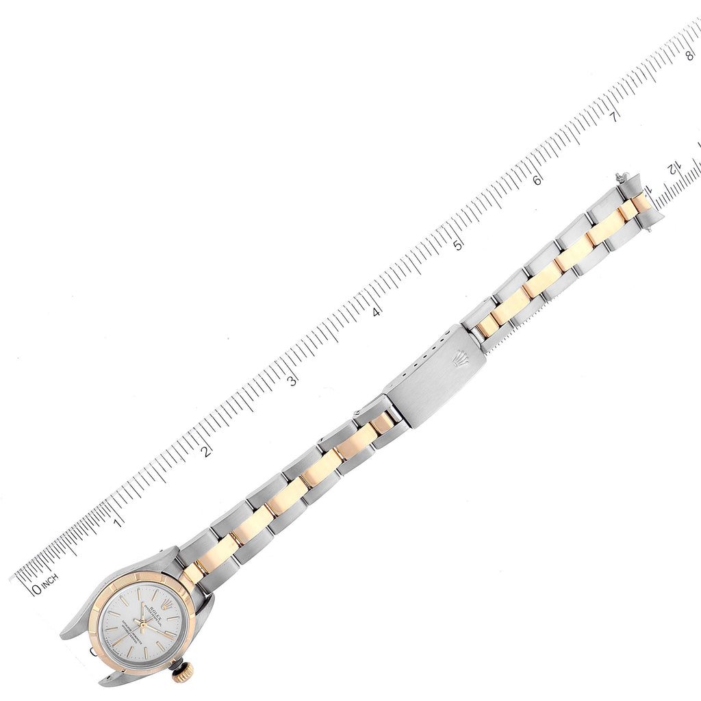 Rolex Oyster Perpetual NonDate Steel Yellow Gold Ladies Watch 67233