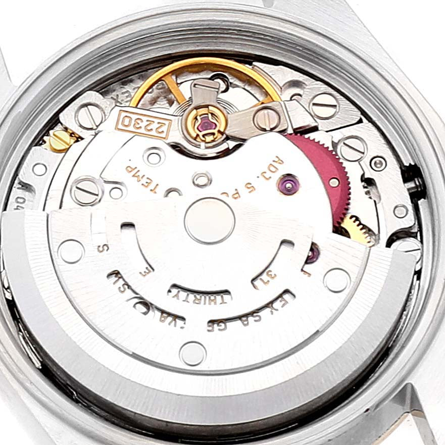 Rolex Oyster Perpetual Nondate Steel Yellow Gold Ladies Watch 76183 Box Papers