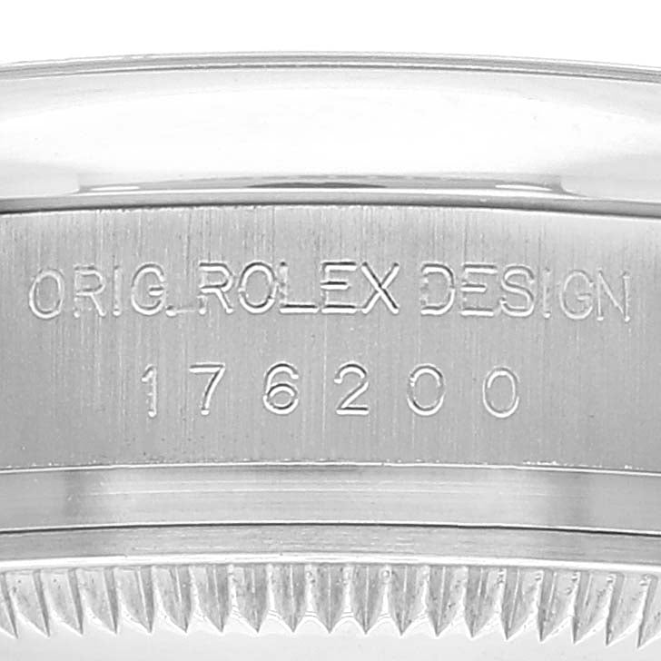 Rolex Oyster Perpetual Nondate White Dial Ladies Watch 176200 Box Card