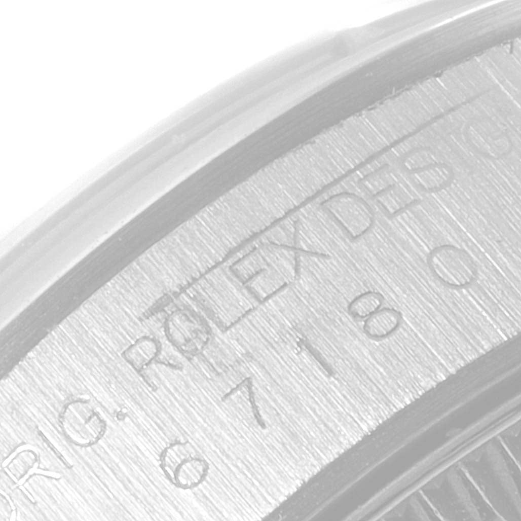 Rolex Oyster Perpetual Nondate White Dial Steel Ladies Watch 67180